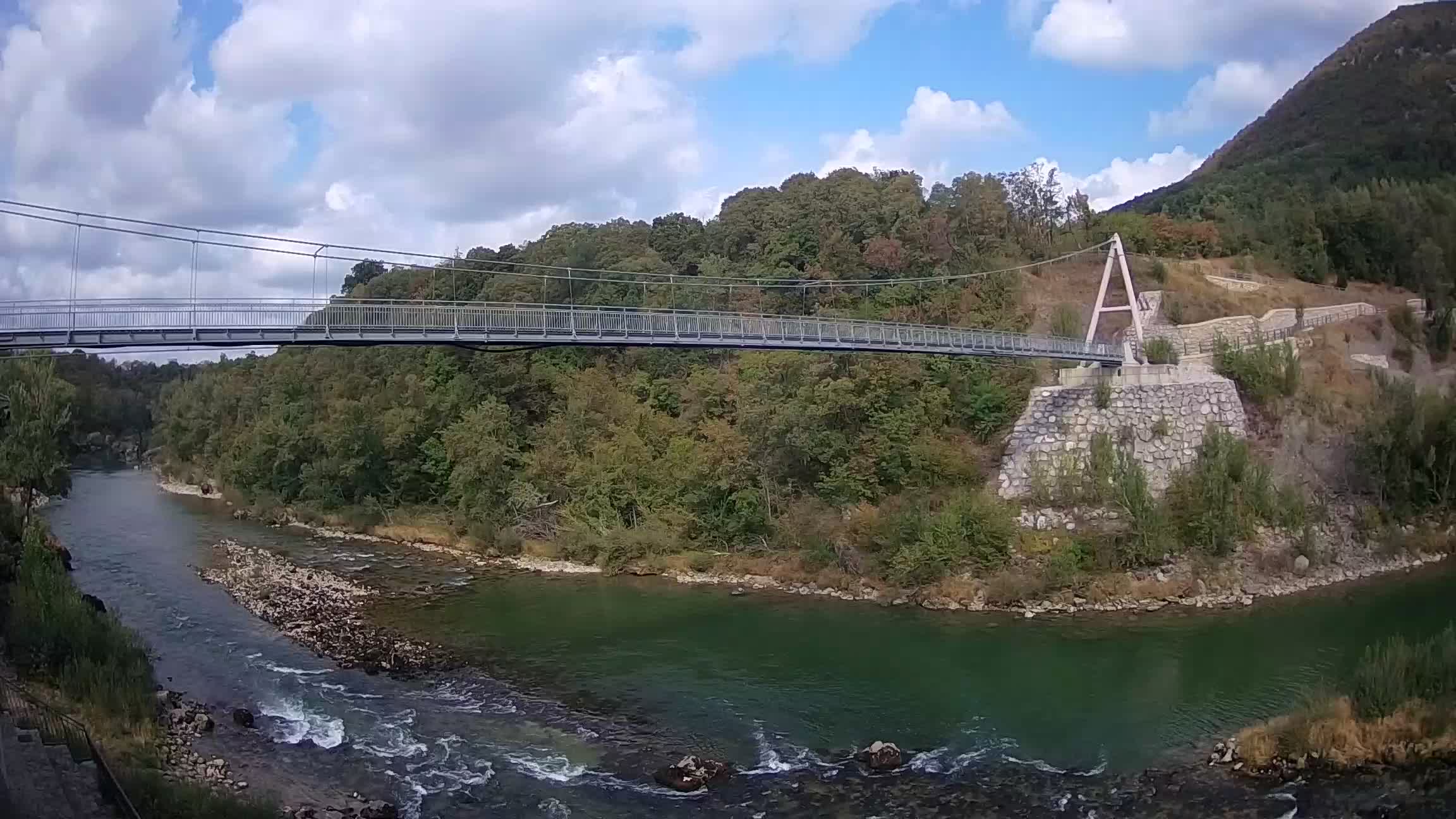 Brv čez reko Sočo – Solkan Spletna kamera