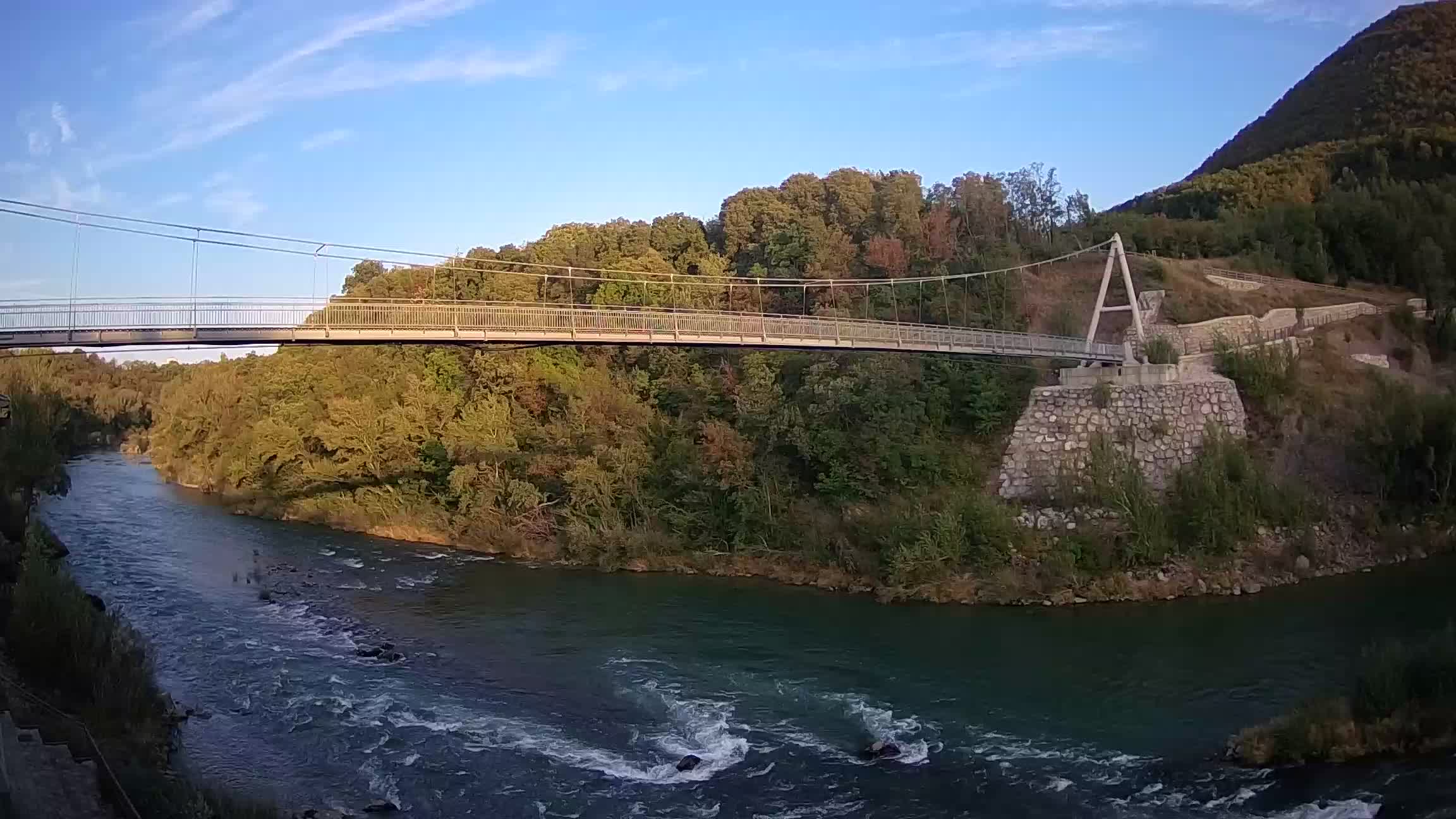 Webcam Soča River – Solkan – bicycle bridge