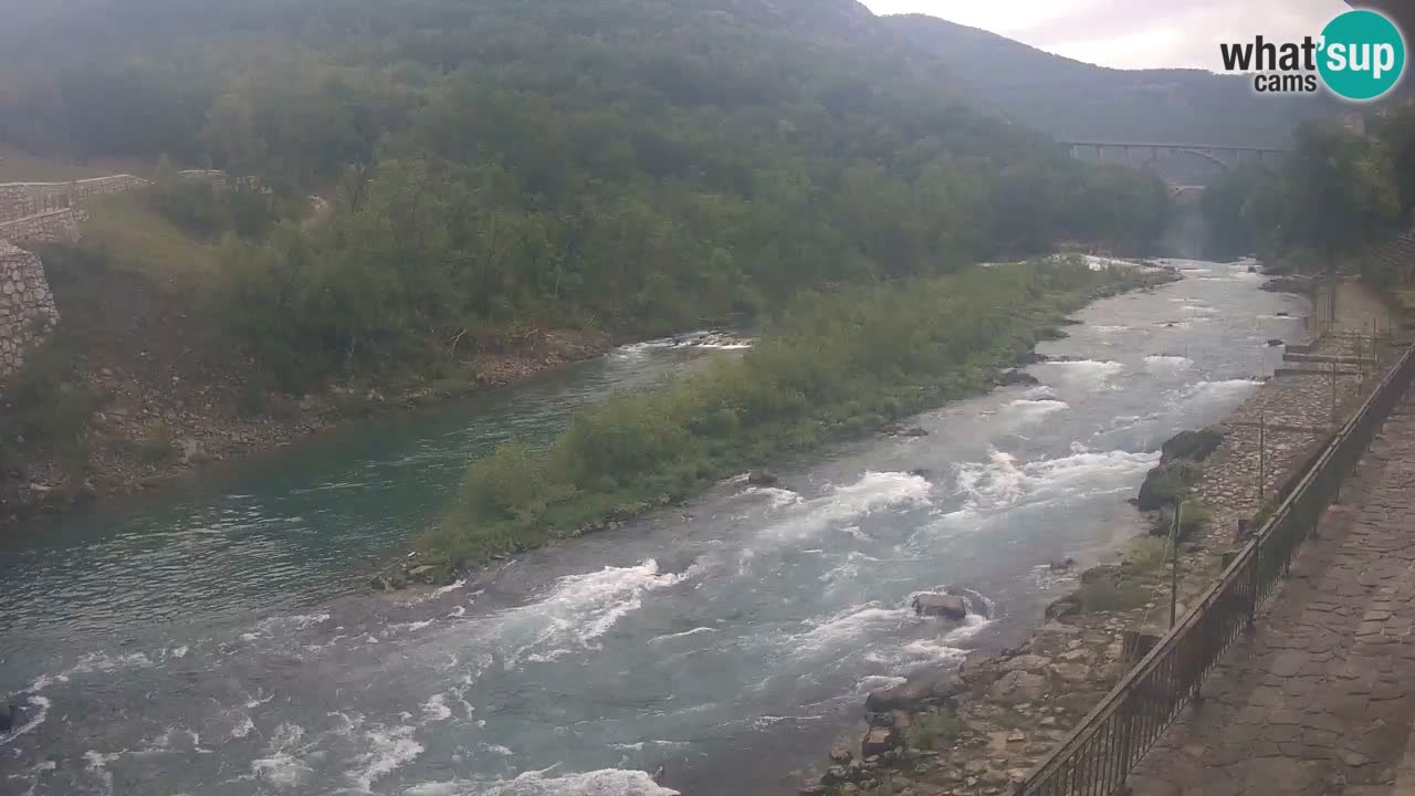 Soča River webcam at Solkan Kayak Center