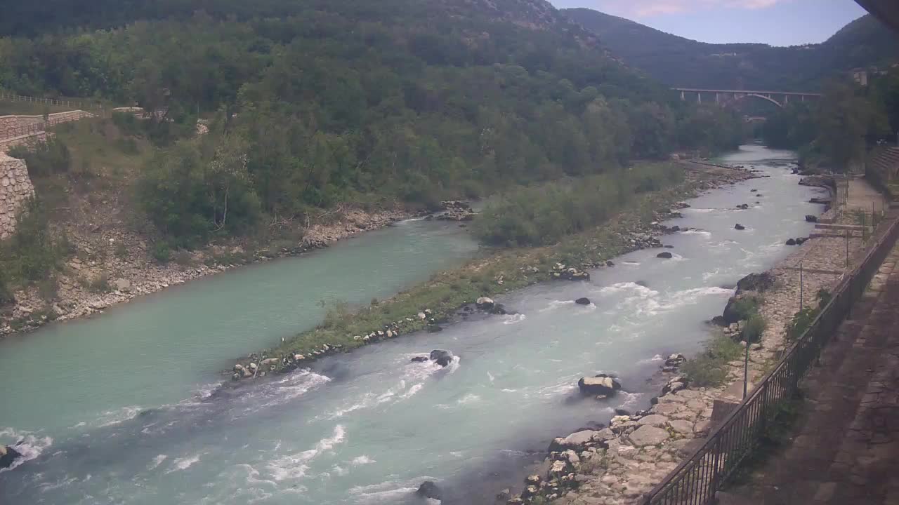Soča River at Solkan Kayak Center