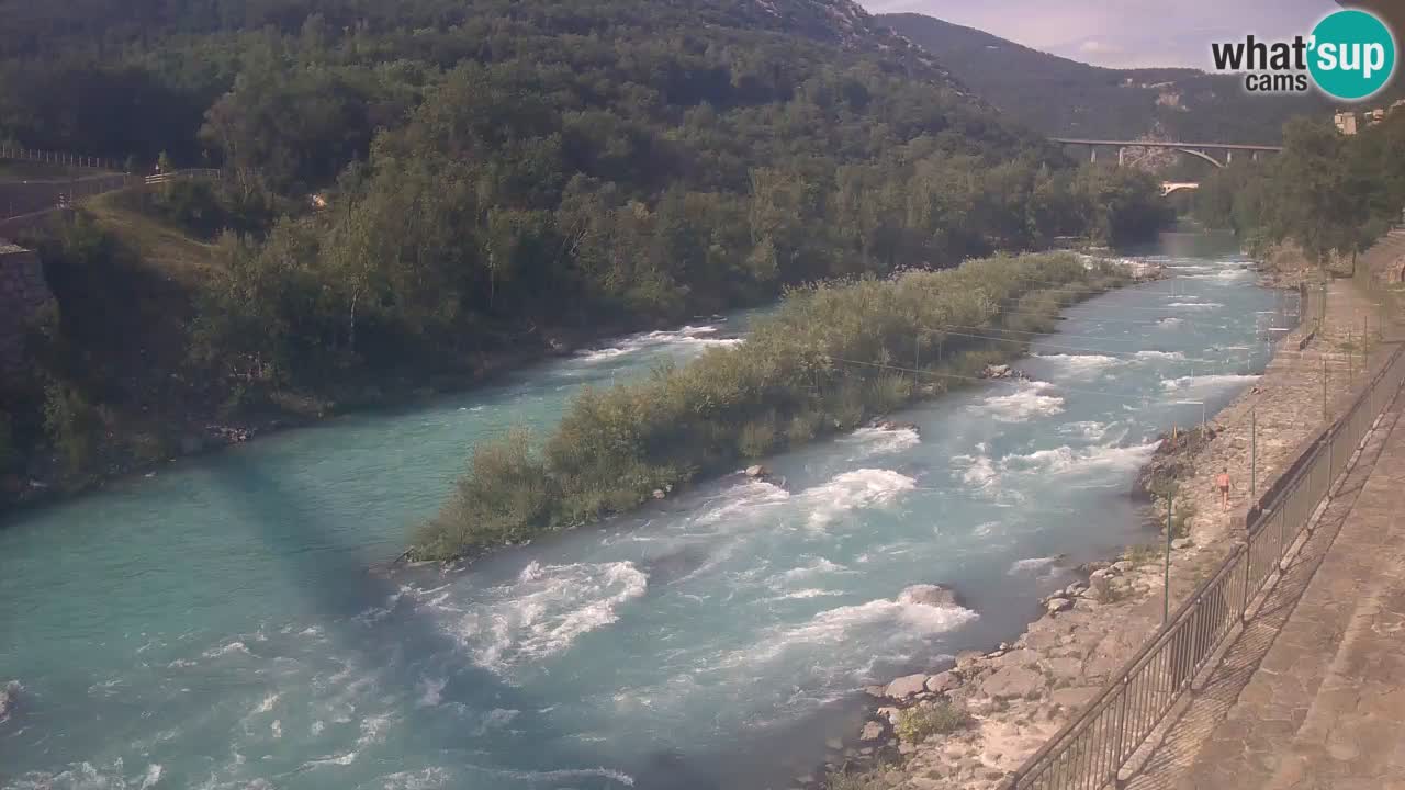Rijeka Soča kod Solkana Kajak Center