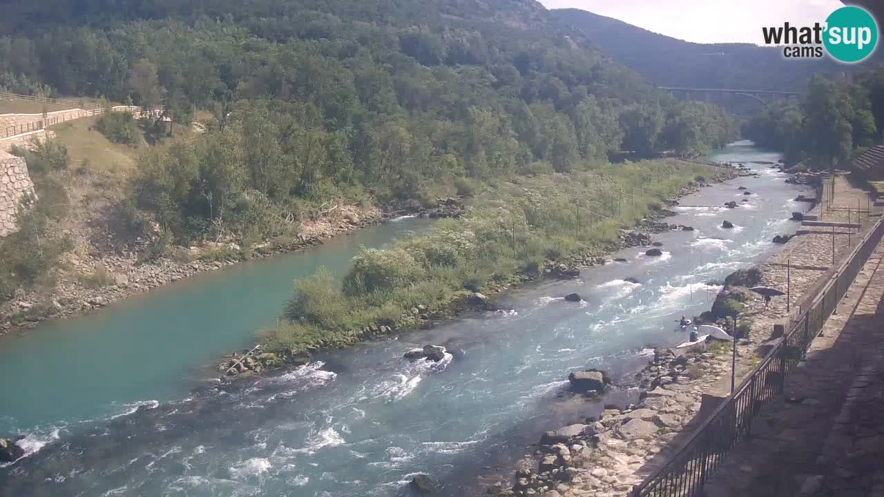 Rijeka Soča kod Solkana Kajak Center