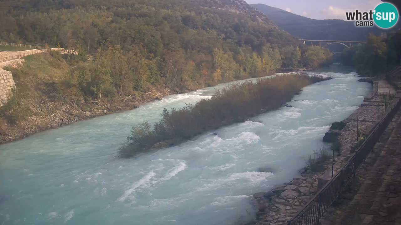 Soča River webcam at Solkan Kayak Center