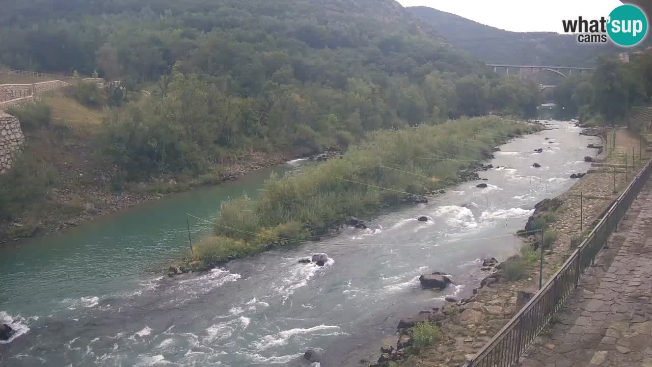 Soča River webcam at Solkan Kayak Center