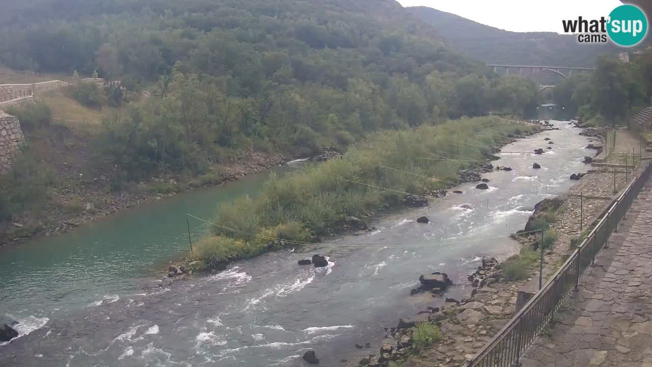 Soča River webcam at Solkan Kayak Center