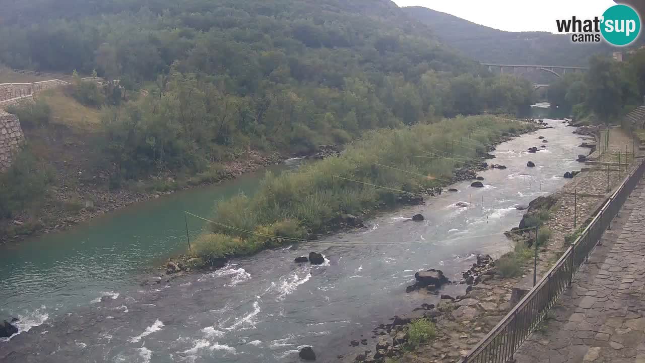 Soča River webcam at Solkan Kayak Center