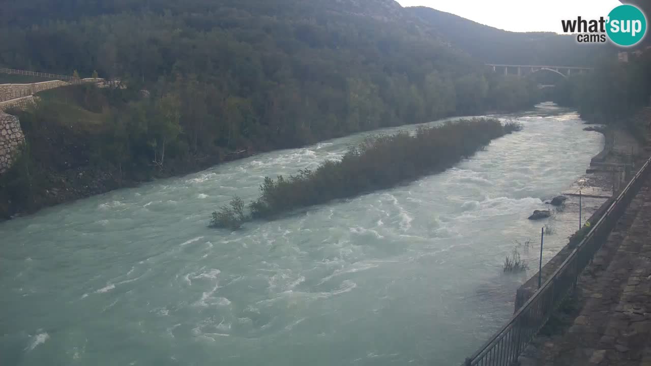 Soča River webcam at Solkan Kayak Center