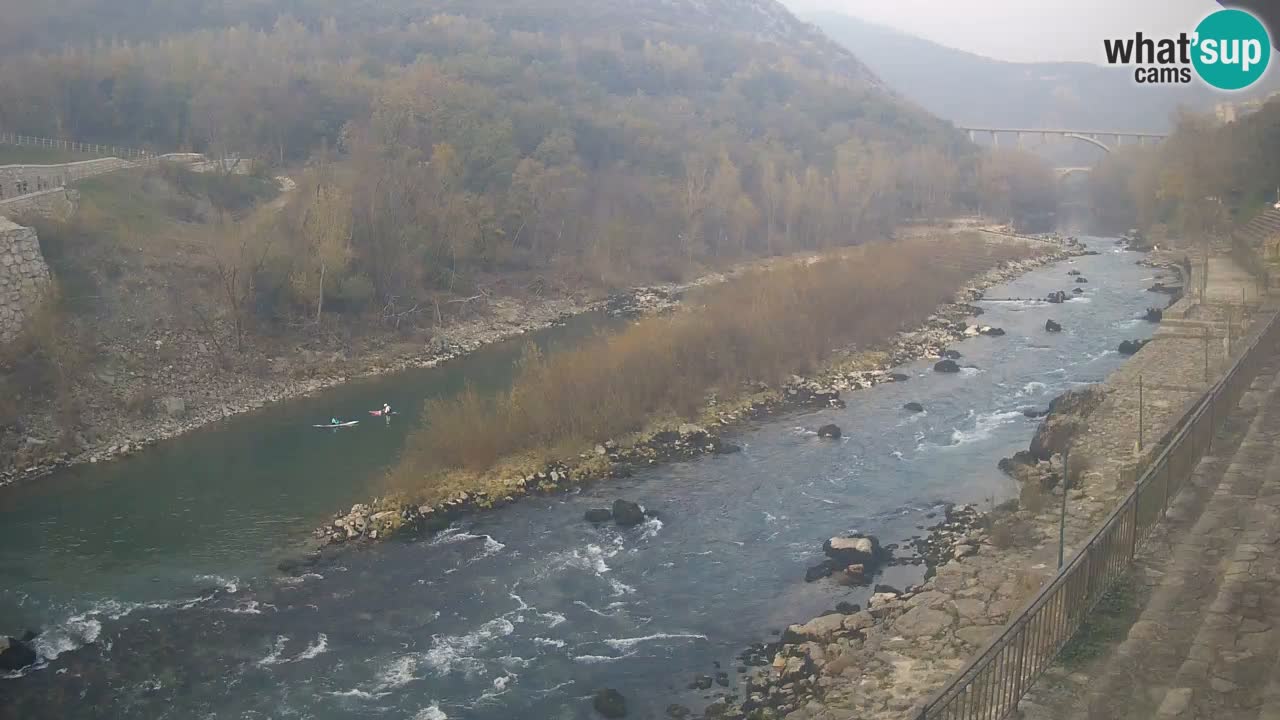 Soča River webcam at Solkan Kayak Center