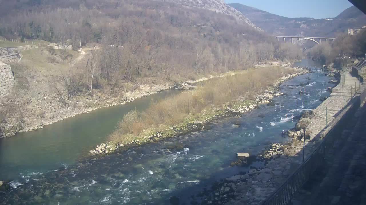 Soča River at Solkan Kayak Center