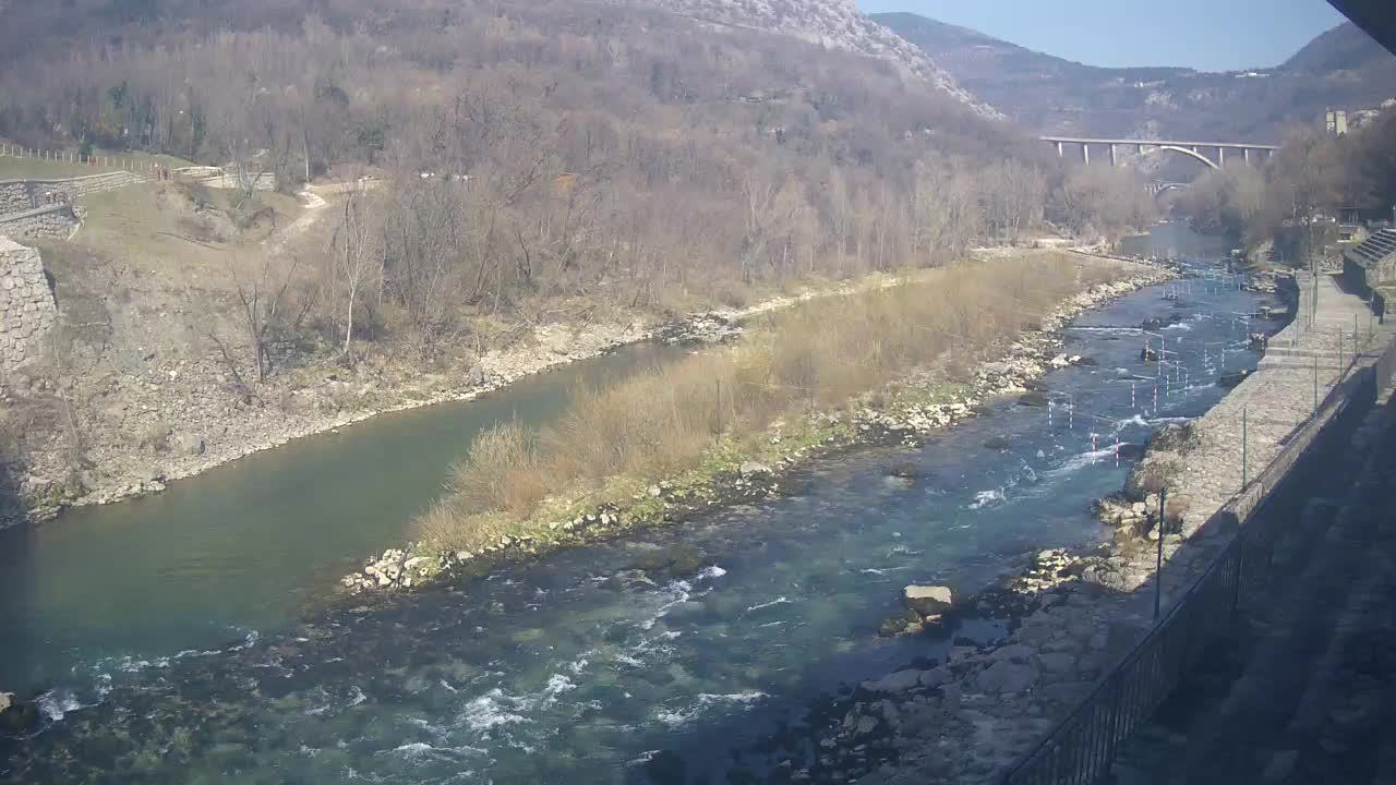 Soča River at Solkan Kayak Center