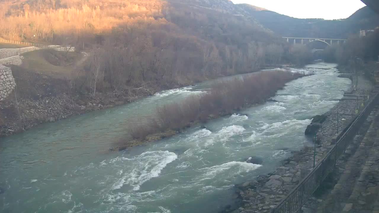 Soča River at Solkan Kayak Center