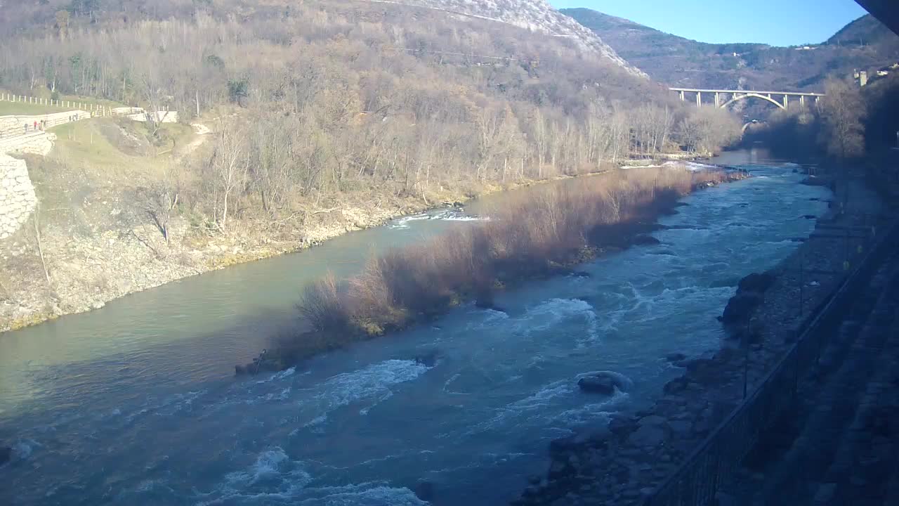 Soča River at Solkan Kayak Center