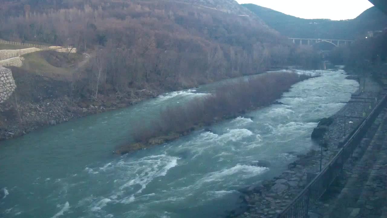 Soča River at Solkan Kayak Center