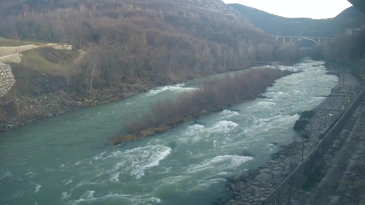 Soča River at Solkan Kayak Center