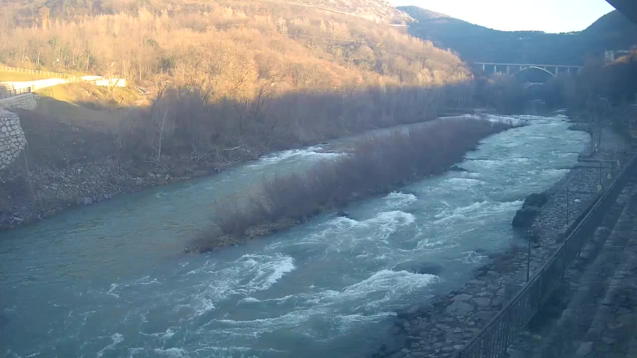 Soča River webcam at Solkan Kayak Center