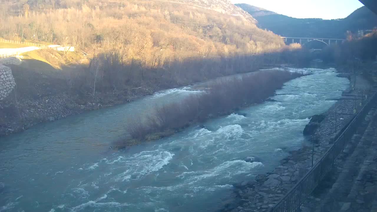 Soča River webcam at Solkan Kayak Center