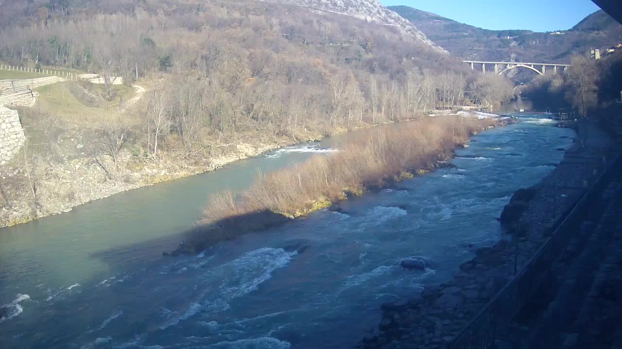 Soča River webcam at Solkan Kayak Center