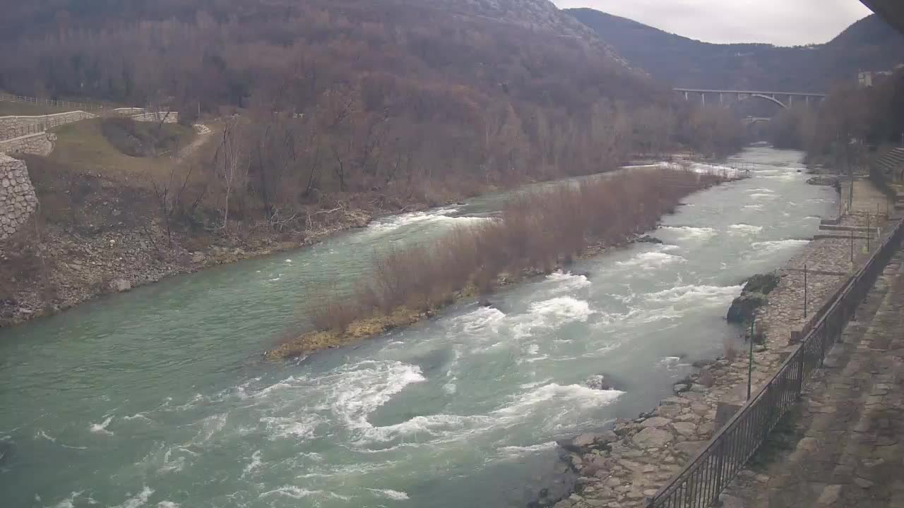 Soča River at Solkan Kayak Center