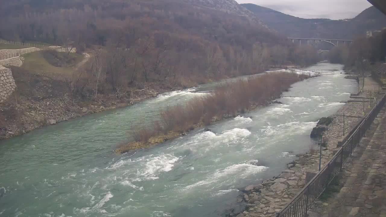 Soča River at Solkan Kayak Center