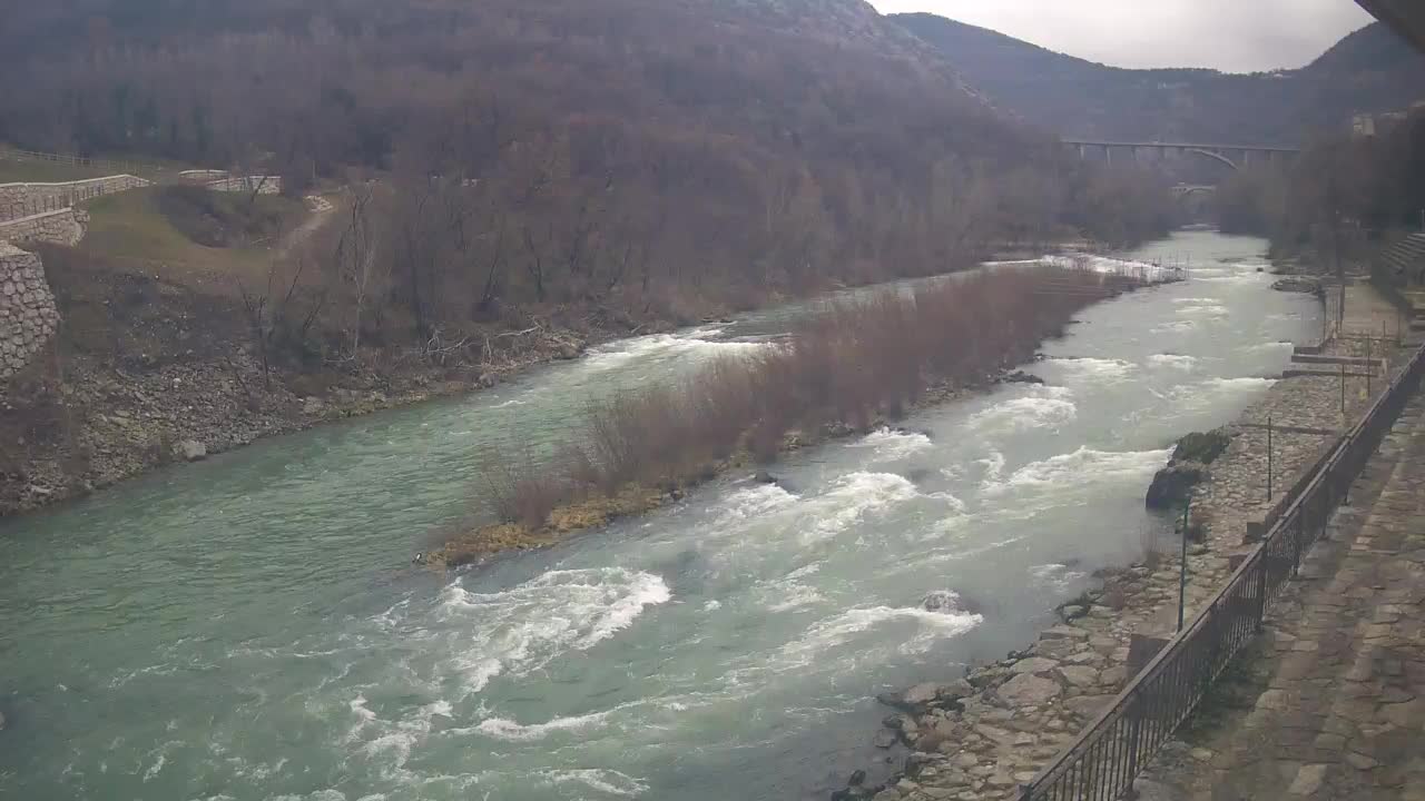 Soča River at Solkan Kayak Center