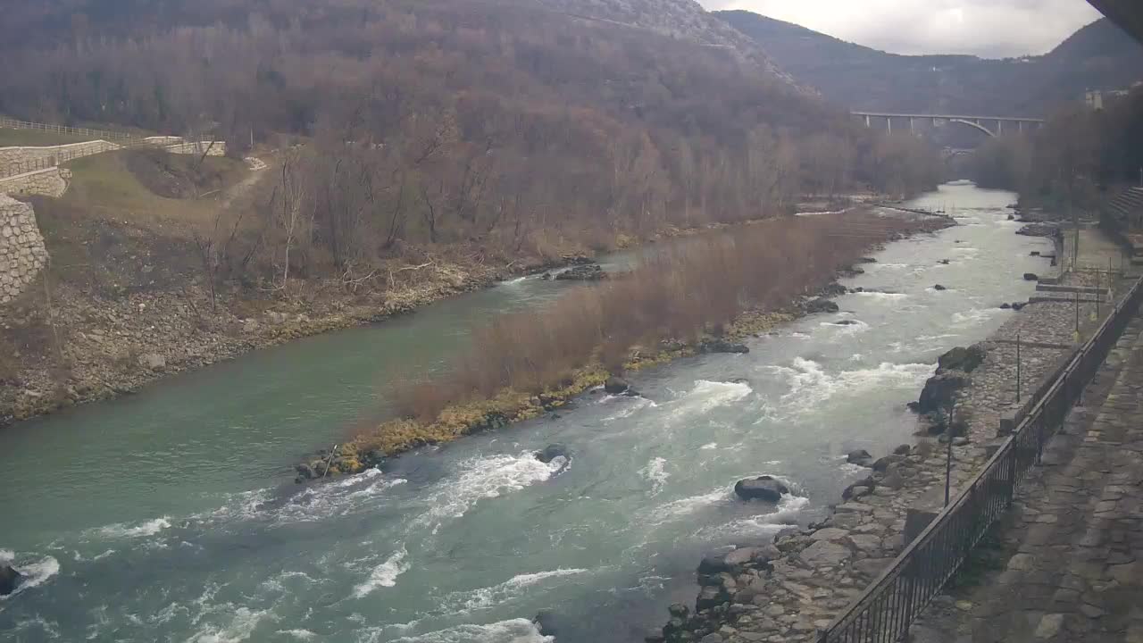 Soča River at Solkan Kayak Center