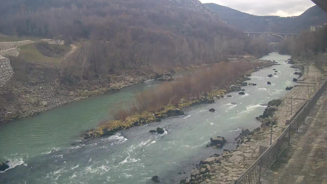 Soča River webcam at Solkan Kayak Center