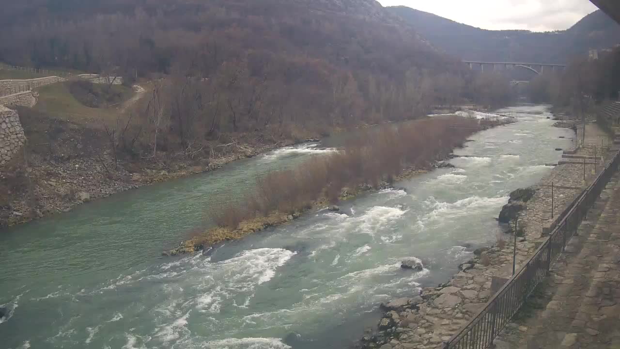 Soča River at Solkan Kayak Center