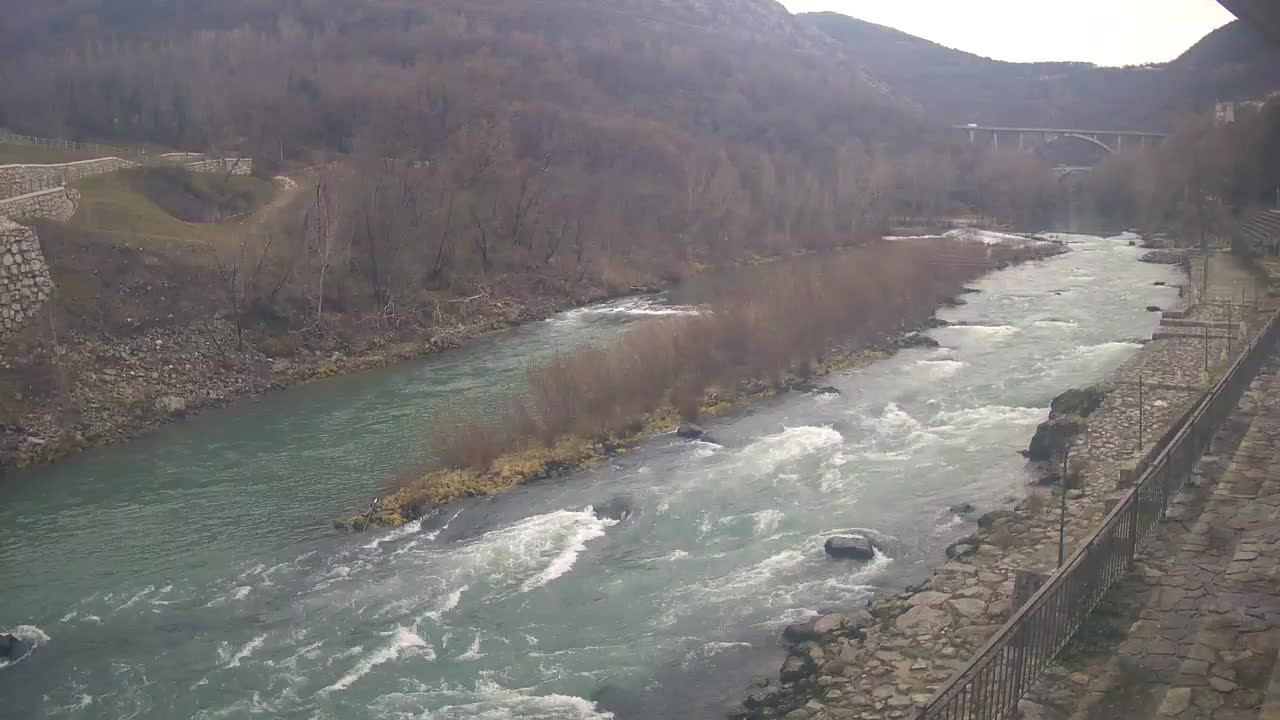 Soča River webcam at Solkan Kayak Center