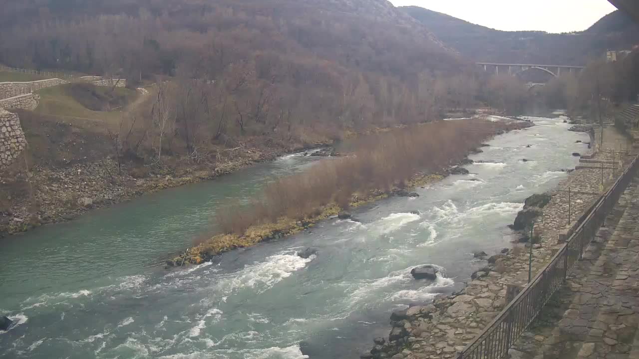 Soča River at Solkan Kayak Center