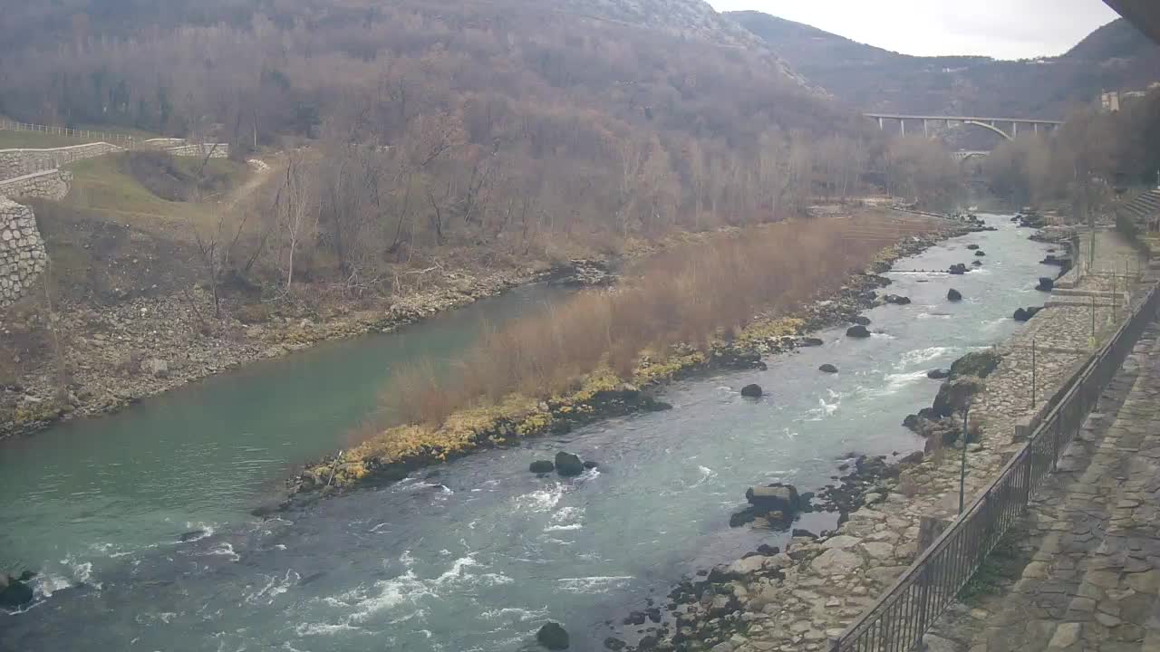 Soča River webcam at Solkan Kayak Center