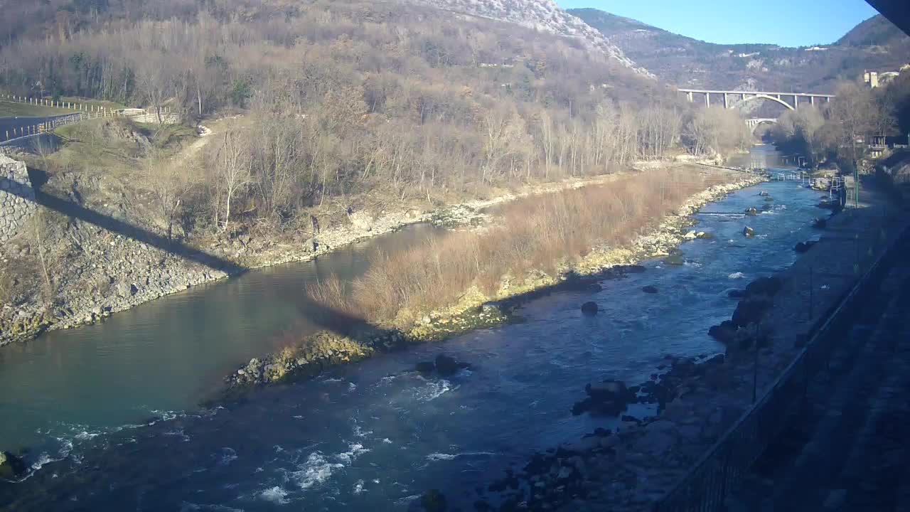 Soča River webcam at Solkan Kayak Center