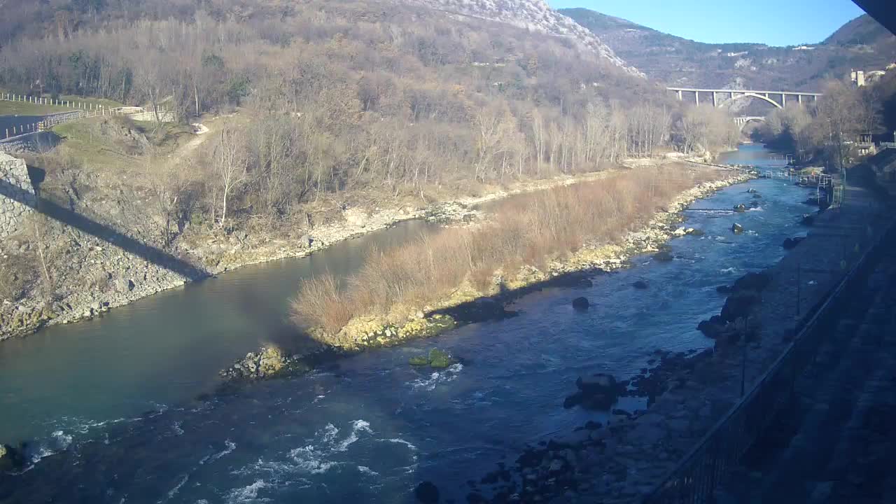 Soča River webcam at Solkan Kayak Center