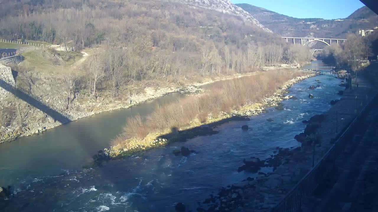 Soča River webcam at Solkan Kayak Center