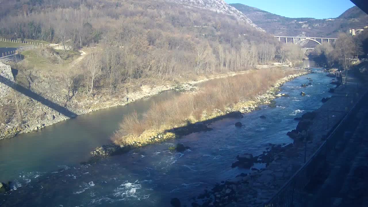 Soča River webcam at Solkan Kayak Center