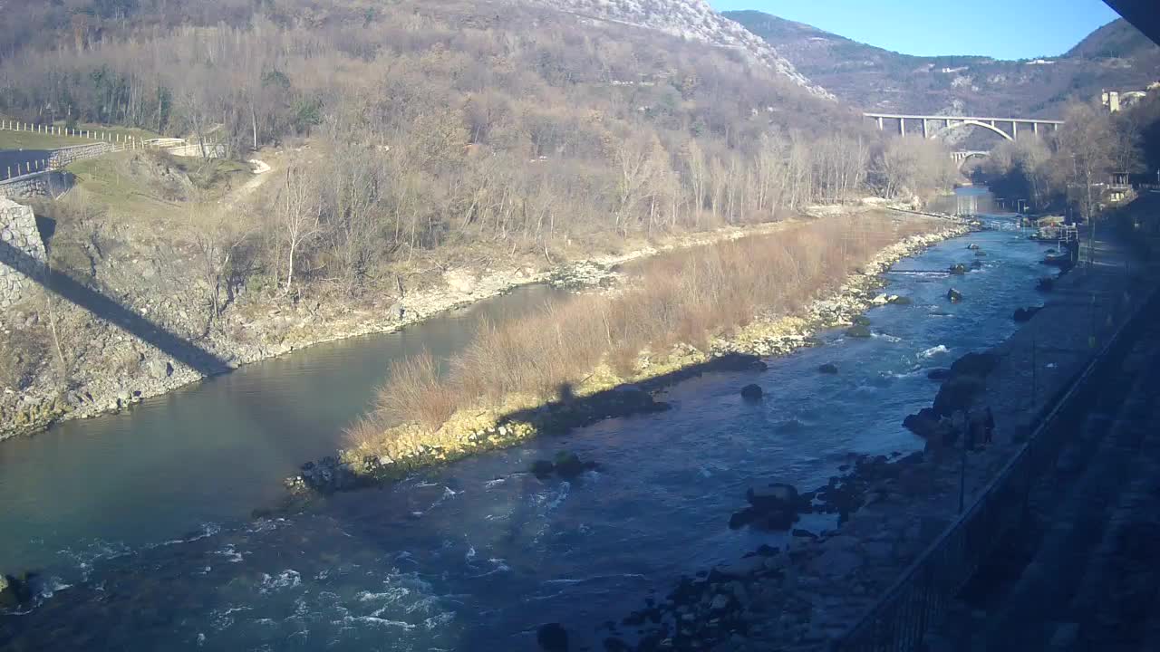 Soča River webcam at Solkan Kayak Center