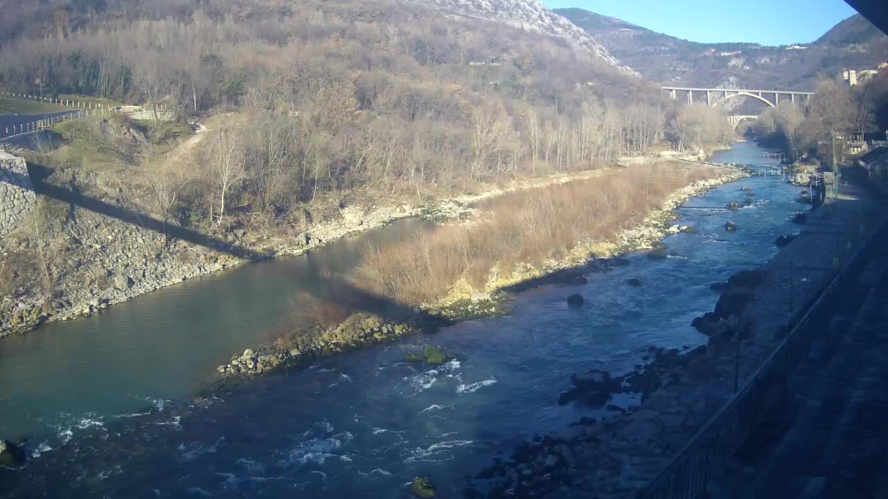 Soča River webcam at Solkan Kayak Center