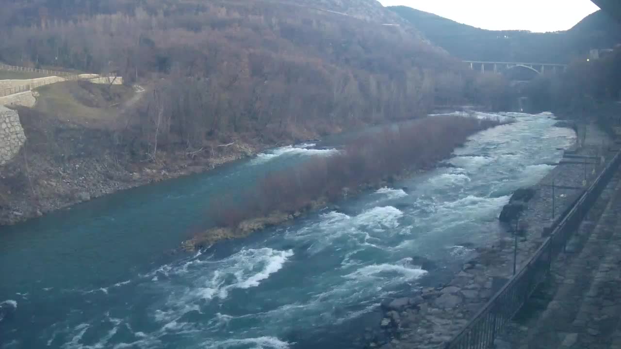 Soča River at Solkan Kayak Center