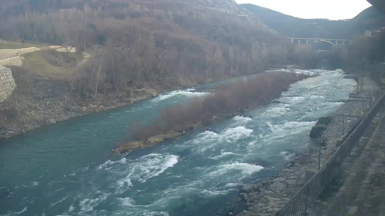 Soča River at Solkan Kayak Center