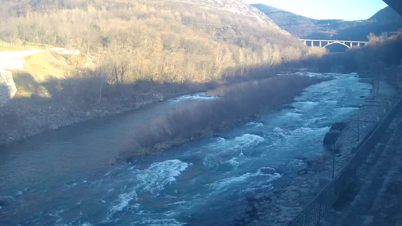 Soča River at Solkan Kayak Center