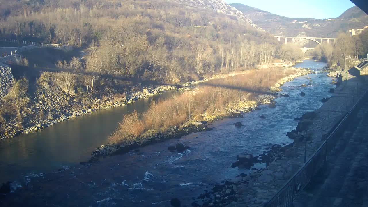 Soča River at Solkan Kayak Center