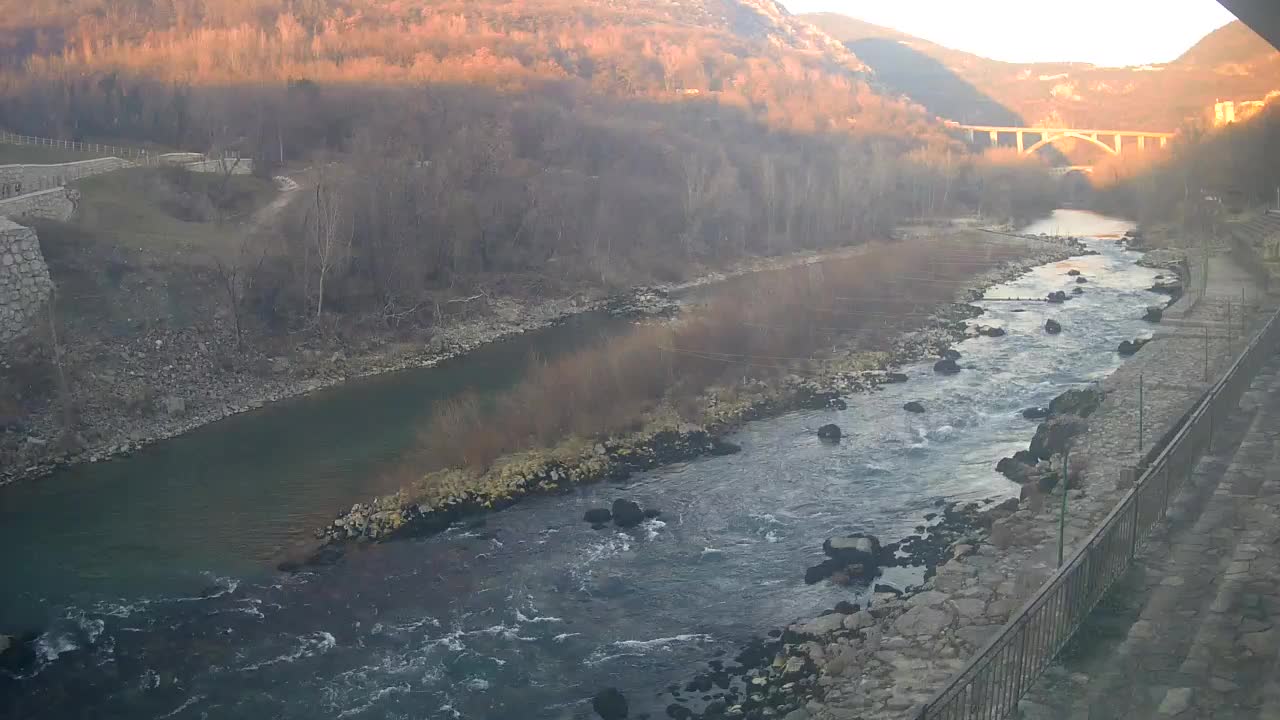 Soča River at Solkan Kayak Center