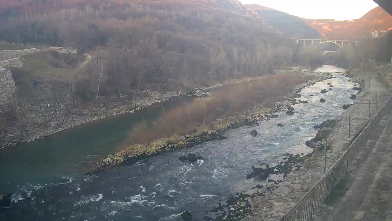 Soča River at Solkan Kayak Center