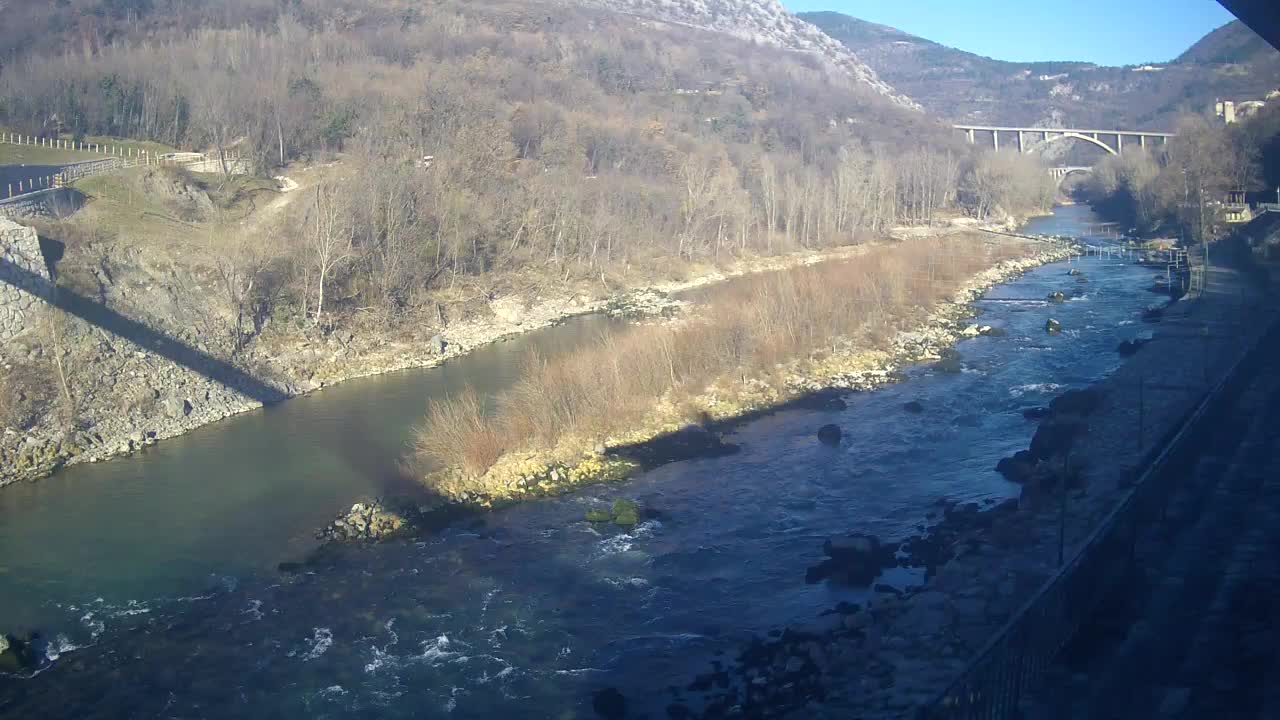 Soča River webcam at Solkan Kayak Center