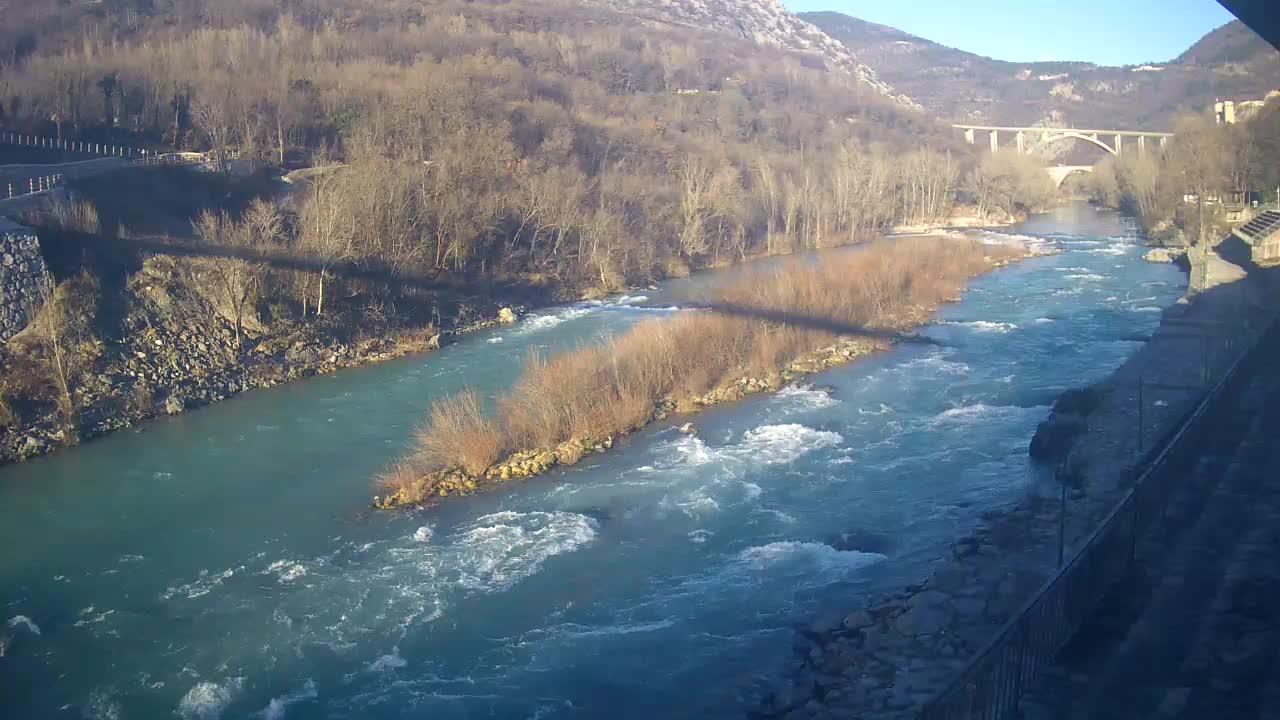 Soča River webcam at Solkan Kayak Center