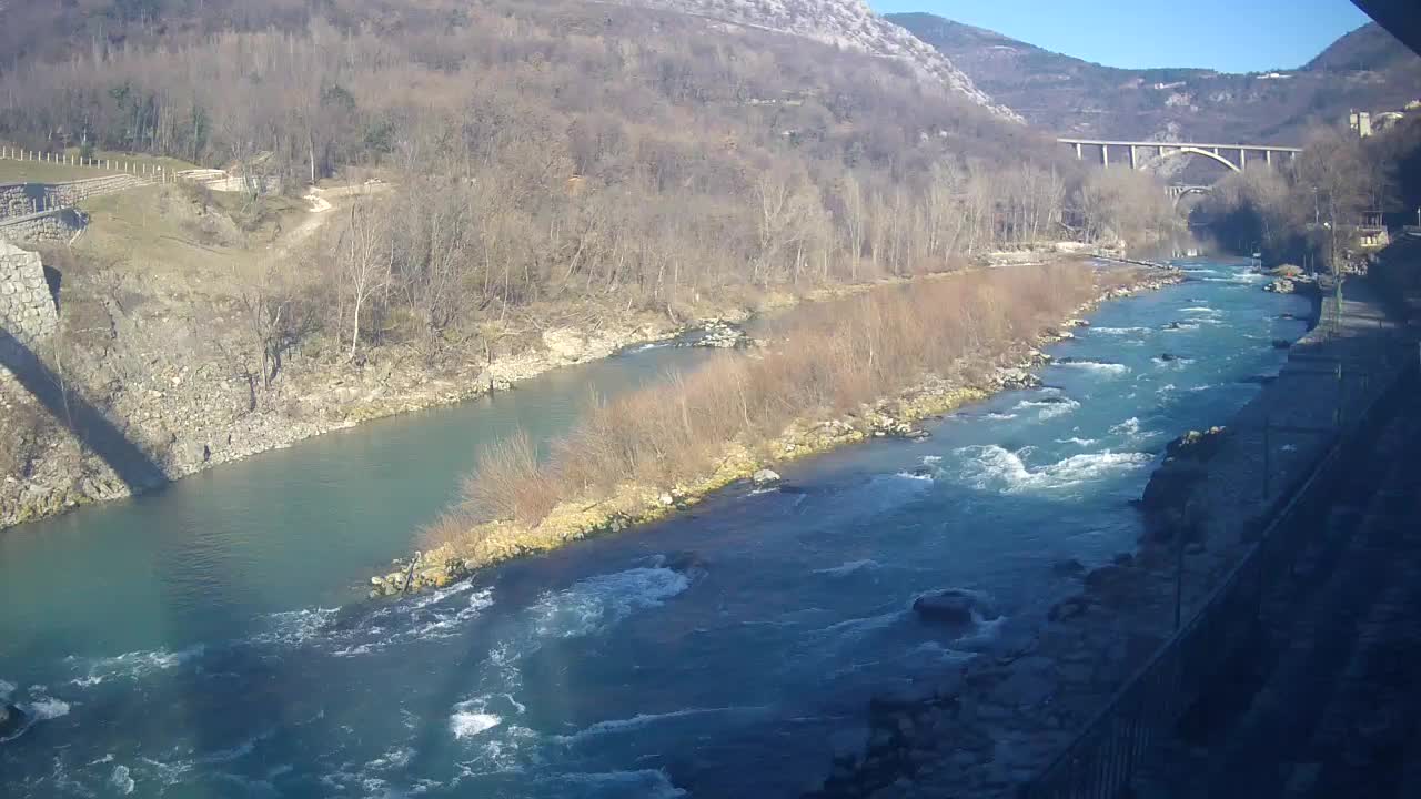 Soča River webcam at Solkan Kayak Center