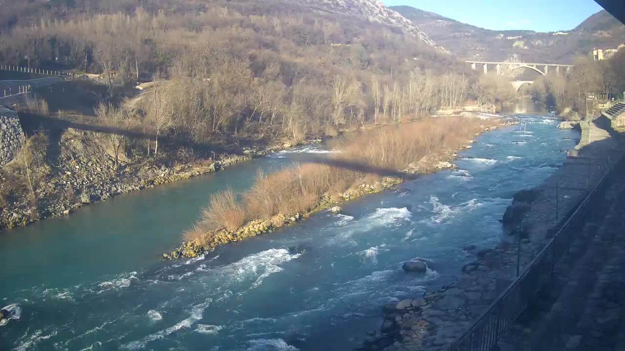 Soča River webcam at Solkan Kayak Center