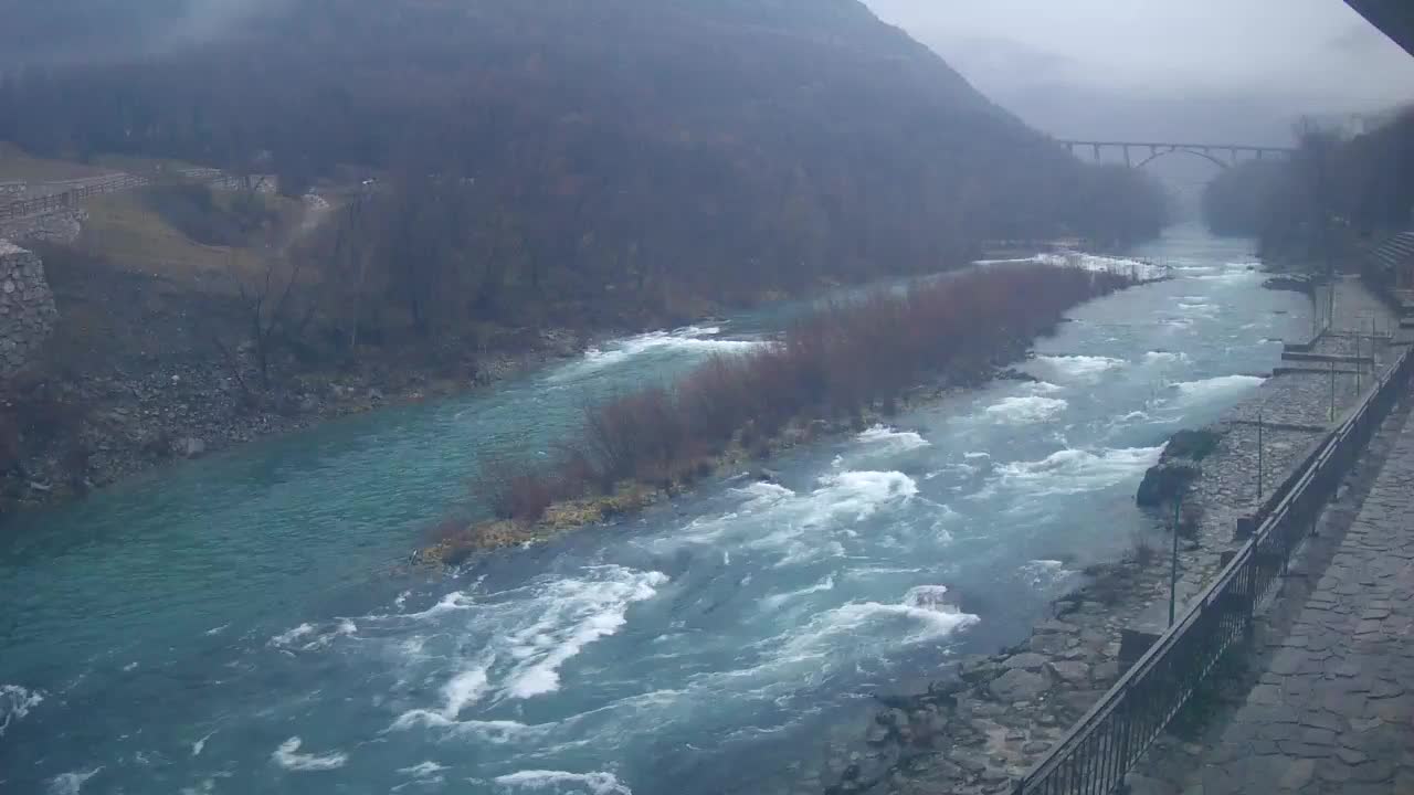 Soča River at Solkan Kayak Center