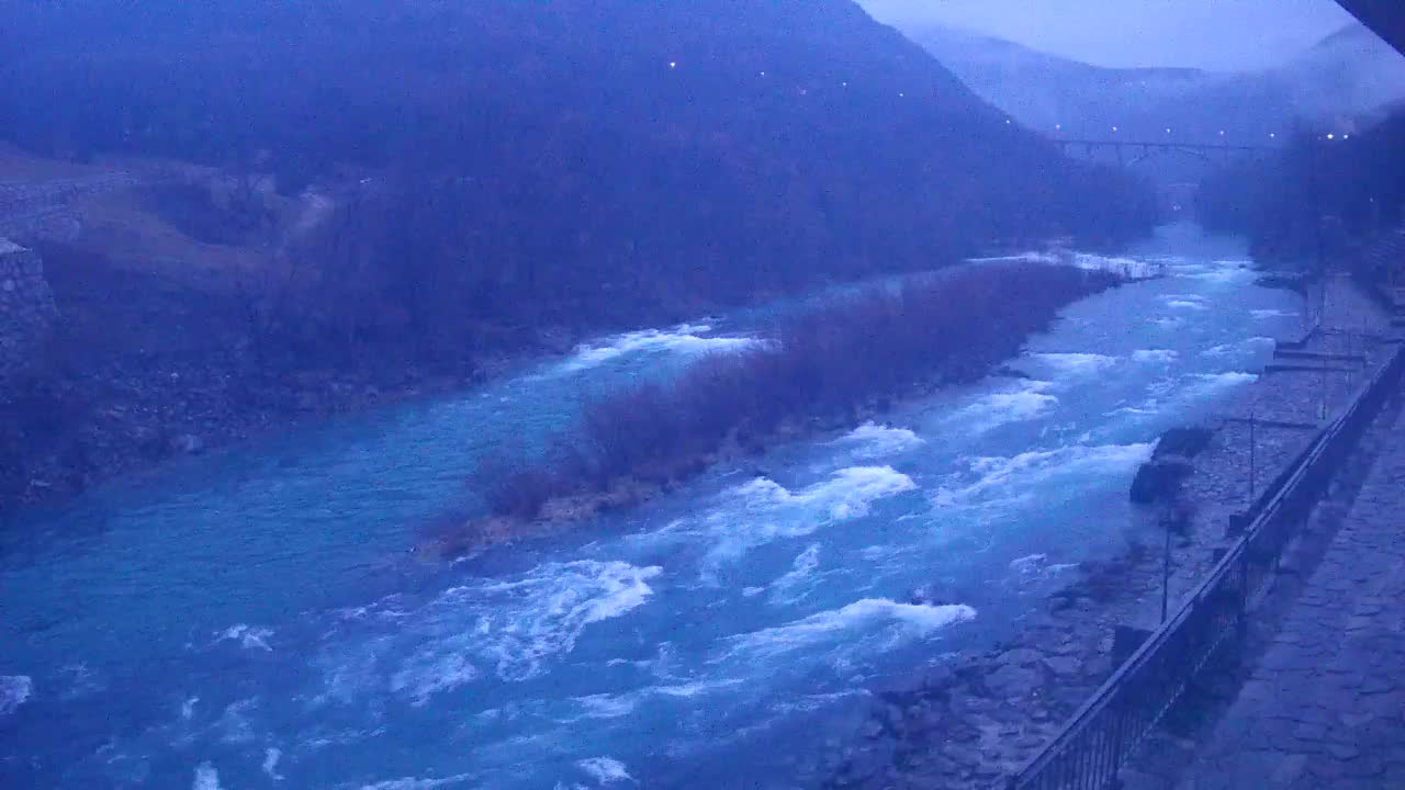 Soča River at Solkan Kayak Center