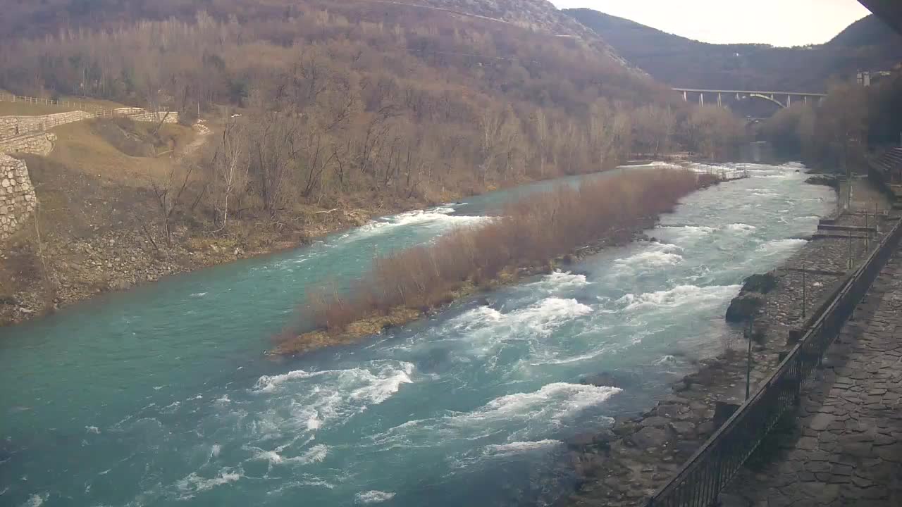 Soča River at Solkan Kayak Center