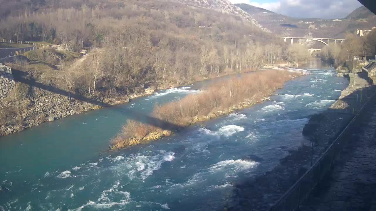 Soča River webcam at Solkan Kayak Center